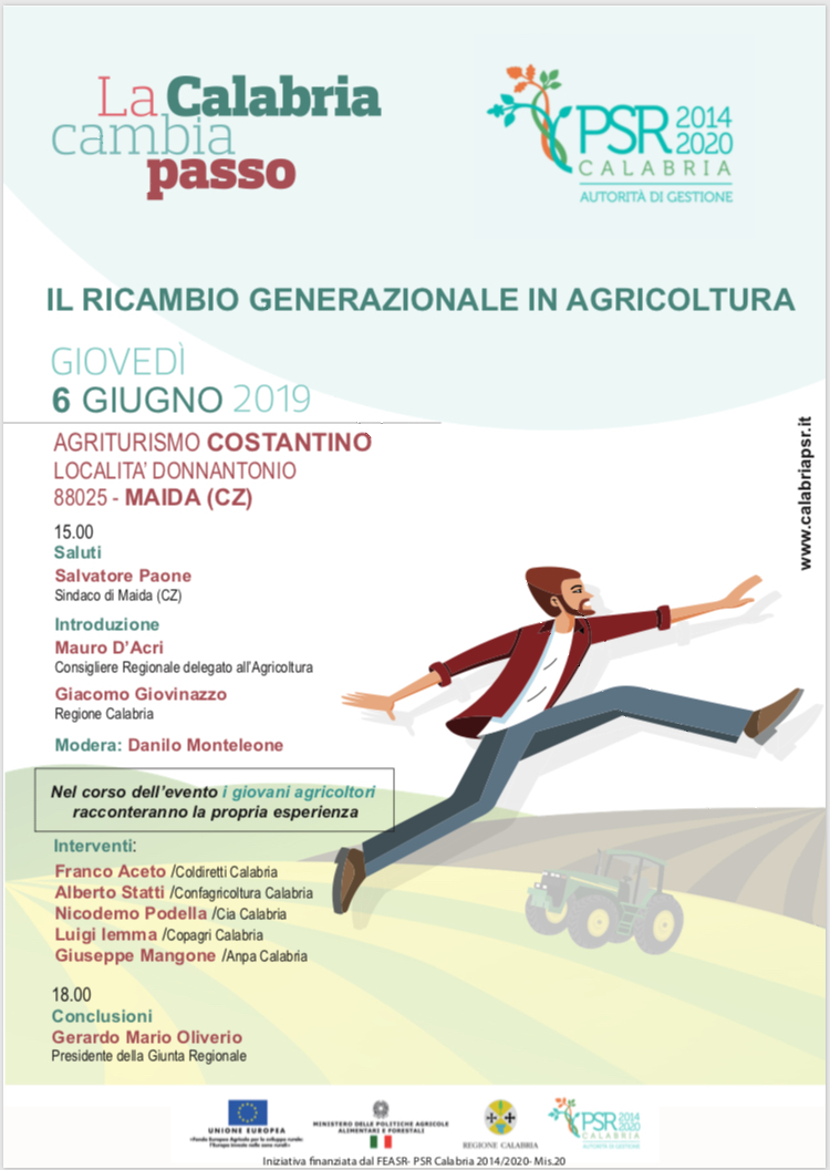 ricambio generazionale in Agricoltua